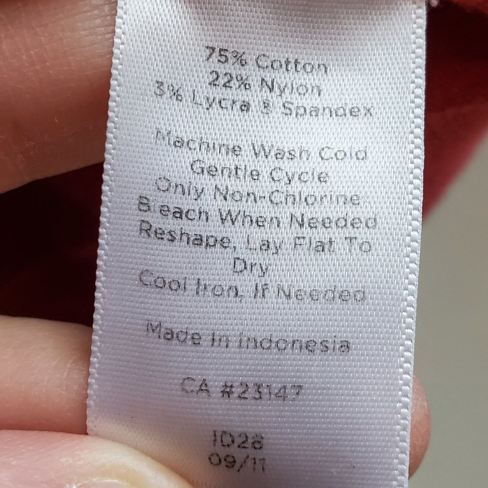 Talbots Salmon Button Down Cardigan Size Petite M… - image 8